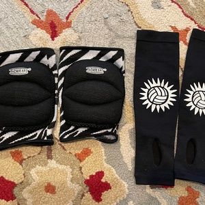 Volleyball Knee Pads and Arm Sleeves - NEW